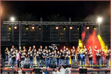 Los Nietos de SaryMánchez celebran su 10 aniversario dando la murga en Telde/Ildefonso Rodríguez.